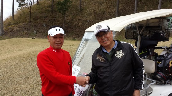 シニア勝負あり
