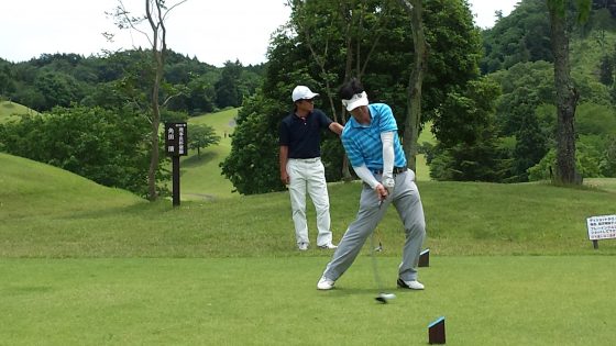 19ホール目1番Tshot関選手