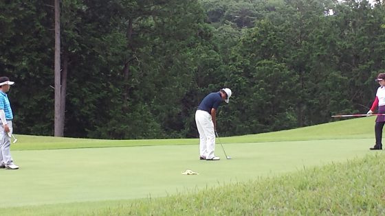 31ホール目13番細野選手パーパット